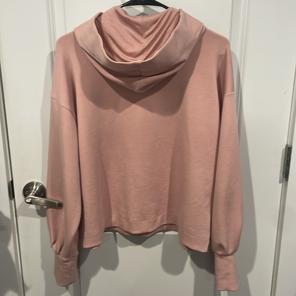 Scotch & Soda Dropped shoulder hoodie Sz S in Pale Pink - Picture 7 of 8